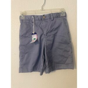Southern Tide Boys Shorts Channel Markers‎ Blue Flat Front Size 8